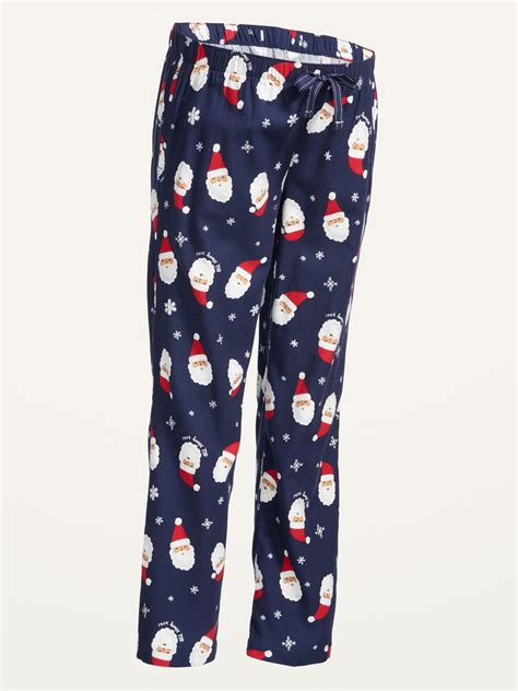 Maternity Holiday Flannel Pajama Pants Old Navy