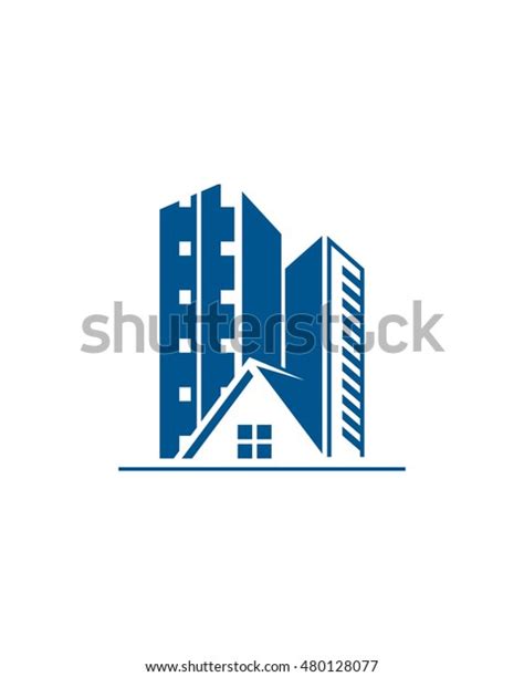 apartment logo stock vector royalty