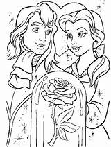 Belle Disney Coloring Adam Pages Und Biest Das Beast Beauty Schöne Ausmalbilder Die Prinz Princess Rose Drawing Printable Choose Board sketch template
