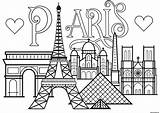 Coloriage Eiffel Monuments Triomphe Arc Erwachsene Adultos Cathedrale Francia Malbuch Fur Adulti Coloriages Texte Stampare Justcolor Sacred París Monumentos sketch template