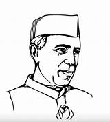 Nehru Jawaharlal Fighters Pandit Lal Jawahar Minister Mata Saraswati sketch template