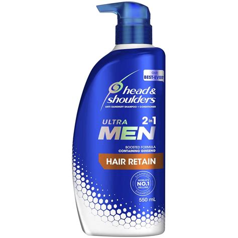 head shoulders ultra men    shampoo conditioner hair retain ml woolworths