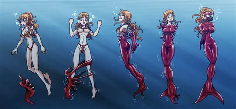 bondage mermaid nami commission by remaker hentai foundry