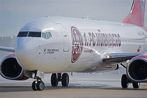 corendon airline im fcn design der neue club flieger ist da nuernberg