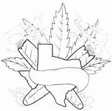 Weed Grinch Marijuana Stencils Stoner sketch template