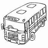 Bus City Coloring Pages Netart sketch template