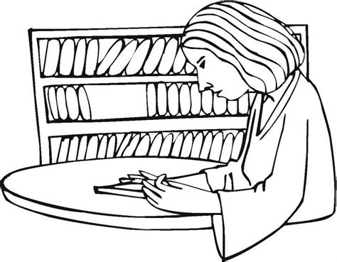 national library week coloring pages   national