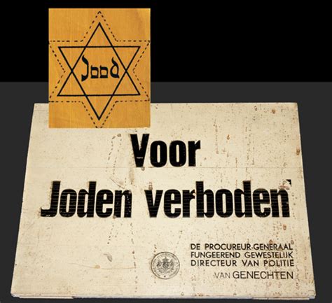 verboden voor joden met gele ster historische kring voorhout