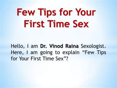 few tips for your first time sex converted