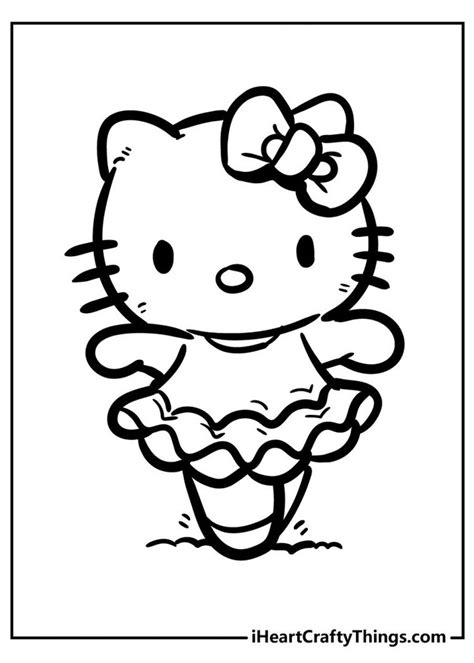 printable  kitty coloring pages  kids large  kitty