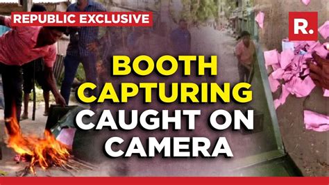 poll booth capturing caught  camera  bengal panchayat polls