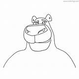 Norm Bear Coloring sketch template