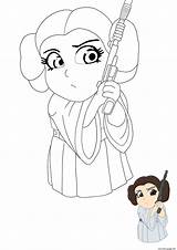 Leah Coloriage Princesse Leia Coloring1 sketch template