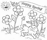 Spring Coloring Pages Kids Sheets April Break Print Color Season Drawing Month Time Printable Happy Christian Springtime Welcome Preschool Worksheets sketch template