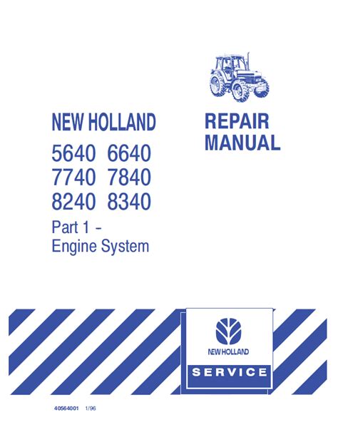 holland  series tractor   repair manual