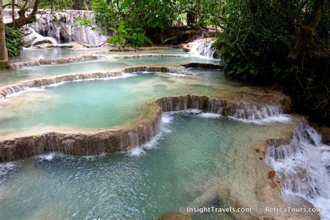 kuang si waterfalls in luang prabang laos insight travels retreatours