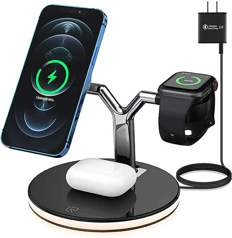 magnet qi fast wireless charger  iphone  mini pro max chargingjpg