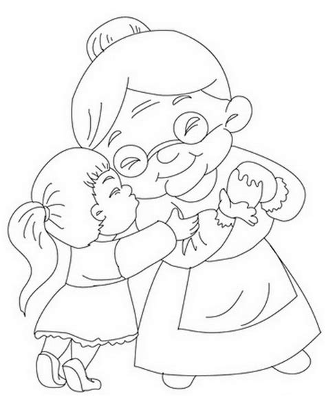 grandparents day coloring pages activities  kids family holiday