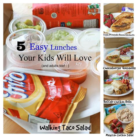 easy school lunch idea recipes