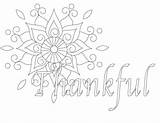Pages Thanksgiving Coloring Mandala Color Merryabouttown sketch template