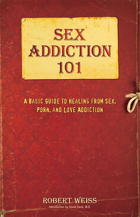 Sex Addiction 101 Book By Robert Weiss Official