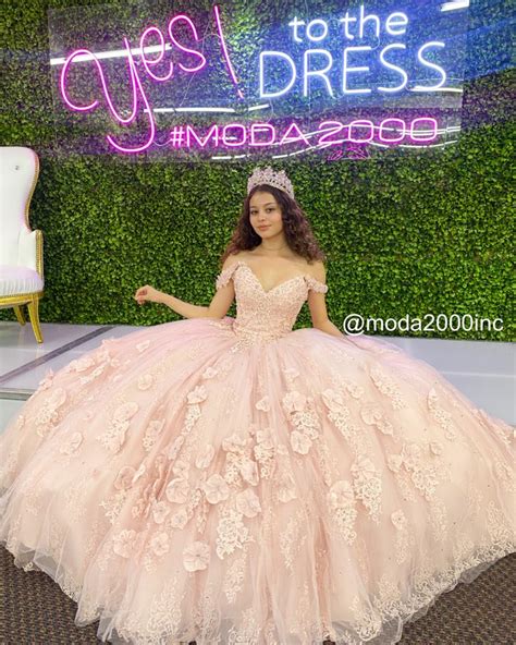 Pretty Off The Shoulder Blush Pink Quince Dress Quinceanera Dresses