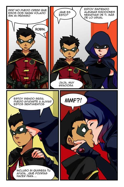 ℛ Obin Shipp Crush ℛ Robin Y Raven Jovenes Titanes Batman Divertido