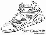Coloring Pages Shoes Basketball Nike Jordan Shoe Color Tennis Reebok Printable Sheets Orioles Warriors Drawing Kids Sneakers Lebron Golden State sketch template