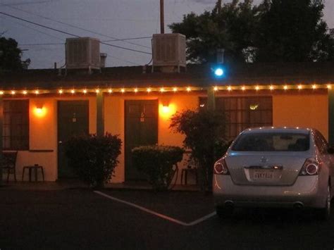 Outside Of Room At Night Picture Of Bishop Village Motel