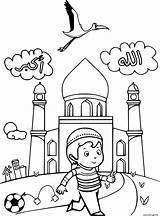 Islamic Musulman Ramadan Mosquee Homeschooling Devant Joining Dots Mosquée Islamische Mewarnai Colorier Ramazan Eid Musulmans Islamischer Basteln Magique Coran Fois sketch template