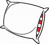 Pillow Clipart Clip Clipground Illustration Cliparts sketch template