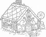 Gingerbread Coloring House Pages Christmas Houses Candy Difficult Colouring Sheets Color Printable Snow Print Victorian Book Getcolorings Comments sketch template