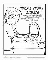 Coloring Hygiene Kids Hand Washing Pages Worksheets Sheets Preschool Hands Kindergarten Book Wash Lessons Colouring Worksheet Personal Lesson Education Activities sketch template