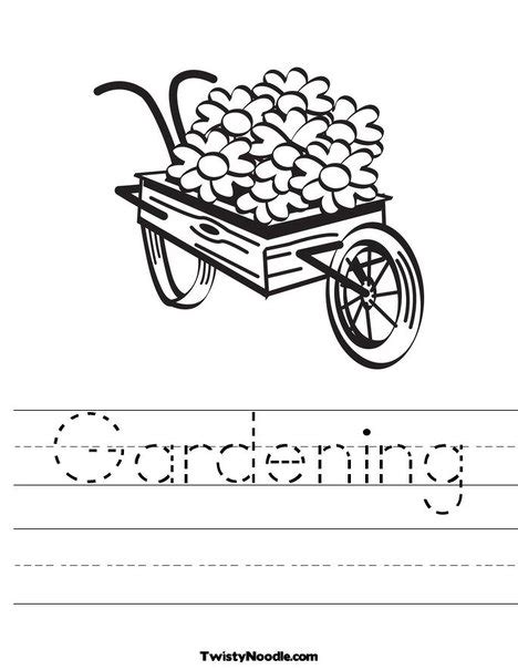 gardening worksheets