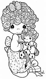 Precious Moments Coloring Pages Mother Para Dibujos Color Girl Los Dificiles Del Doll Coloringbook4kids El Christmas Edward Pm Posted Choose sketch template