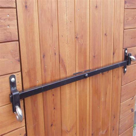 original shed security bar   high security rotating locking bar  protects  lock