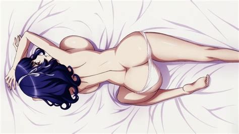 Panties Ecchi Ass Beds Blue Hair Seikon No Qwaser Anime Big Boobs Tomo