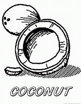 Coconut Cocotier Coloriage 123coloringpages Coloriages sketch template