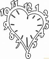 Clock Coloring Pages Heart Kids Saw Patterns Scroll Printable Color Crafts Woodworking Clocks Bestcoloringpagesforkids Sheets Print Cut Christmas Online Shapes sketch template