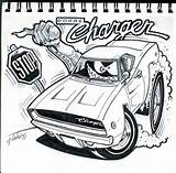 Charger Coloring Mopar Fink Demon Roth Fury 1958 sketch template