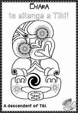 Maori Colouring Whakatauki Reo Kids Kiwiana Idéer sketch template