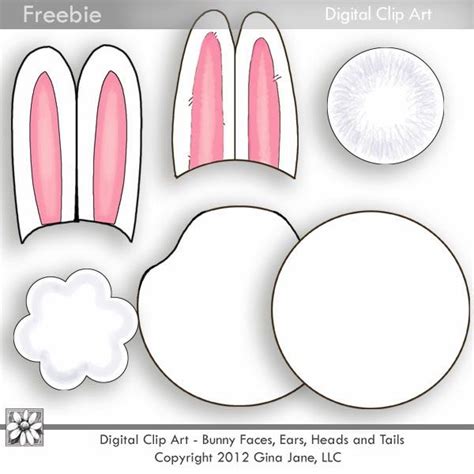 easter bunny face printable bunny face clip art bunny face