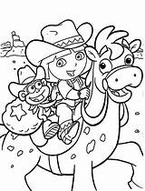 Dora Coloring Pages Printable Kids Sheets Explorer Colouring Horse Color Print Printables Labels Cartoon Online Choose Board Template 4kids sketch template