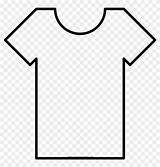 Shirt Outline Coloring Printable Tshirt Blank Preschool Tee Clipart sketch template