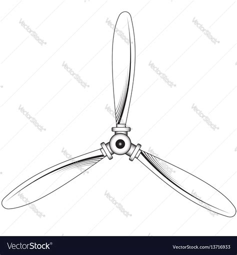 propeller   blades royalty  vector image