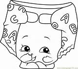 Shopkins Nappy Coloringpages101 sketch template