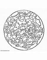 Venus Coloring Pages Planet Getcolorings sketch template