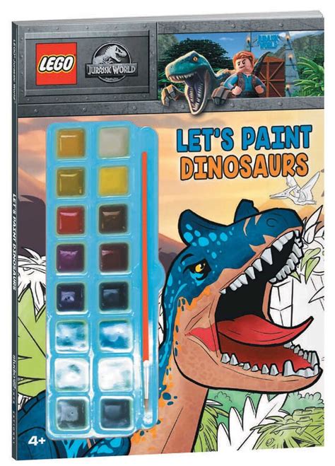 Lego R Jurassic World Tm Let S Paint Dinosaurs Book By Ameet