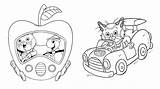 Richard Scarry sketch template