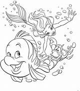 Swaddled Ariel sketch template